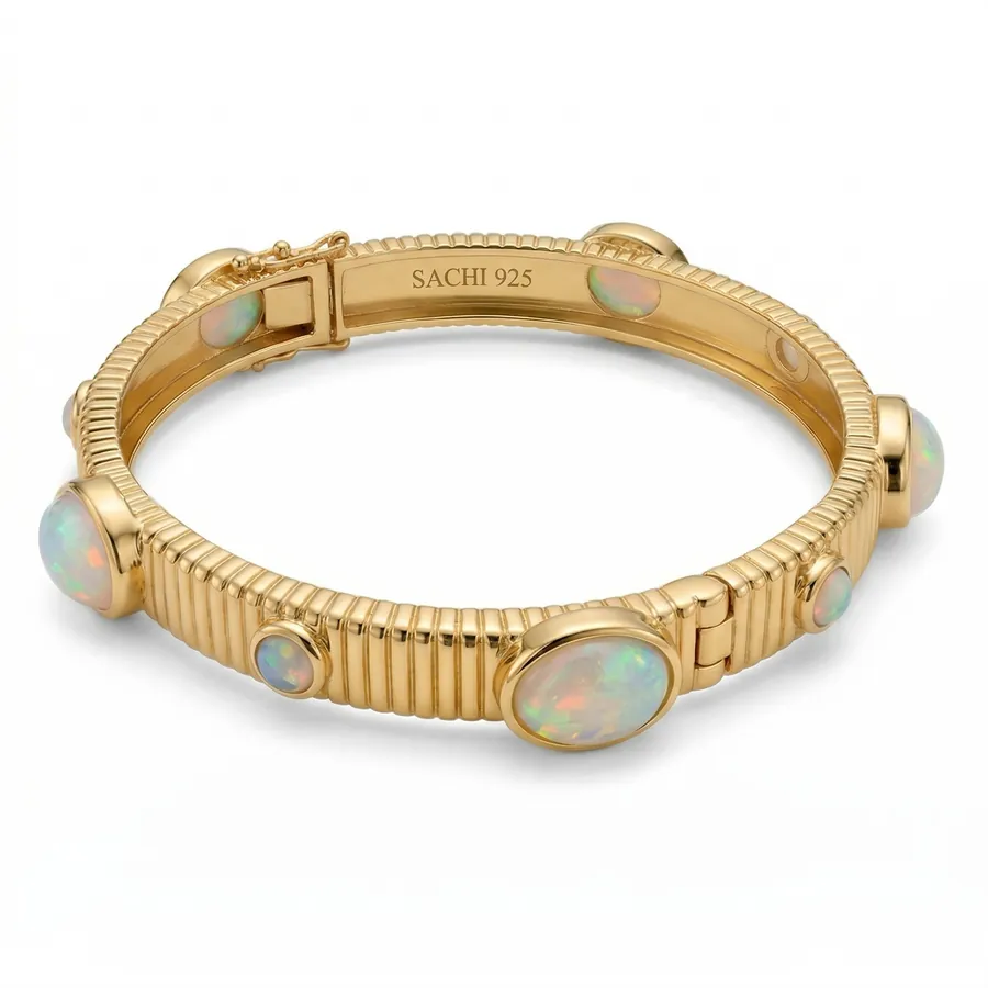 Ethiopian Opal Elegant Bangles